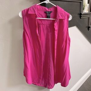 Women’s Pink Button-Up Shirt